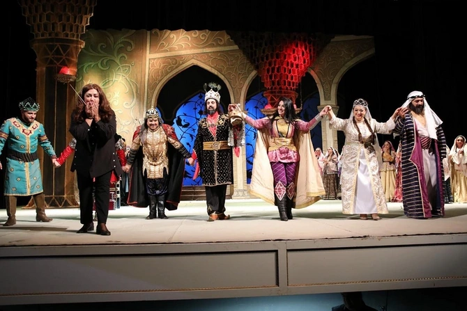 Üzeyir Hacıbəyli festivalı çərçivəsində Şah İsmayıl operası nümayiş olunub — FOTOLAR