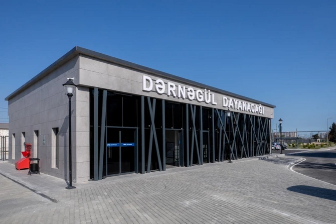 ADY Abşeron dairəvi marşrutu üzrə yeni dayanacağı istifadəyə verdi — FOTOLAR