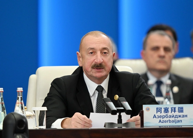 İlham Əliyev ŞƏT plyus formatında görüşdə çıxış etdi — FOTOLAR (YENİLƏNİB) İlham Əliyev ŞƏT plyus formatında görüşdə çıxış etdi — FOTOLAR (YENİLƏNİB)