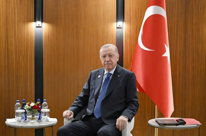 Bişkekdə İlham Əliyevin Rəcəb Tayyib Ərdoğanla görüşü olub — FOTOLAR