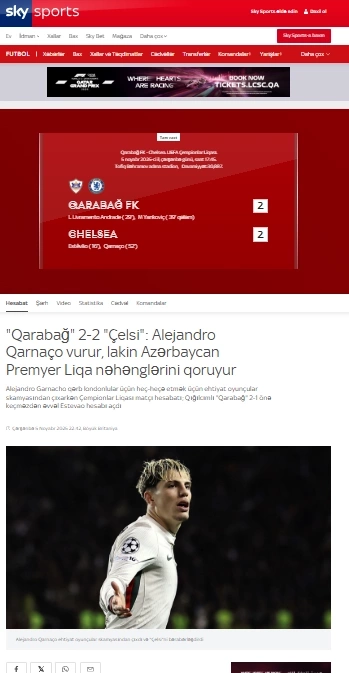 Qarabağ ingilislərə ŞOU GÖSTƏRDİ — Dünya bizdən DANIŞIR (FOTOLAR) Qarabağ ingilislərə ŞOU GÖSTƏRDİ — Dünya bizdən DANIŞIR (FOTOLAR)