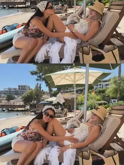 Hande Erçelin istirahət FOTOLARI