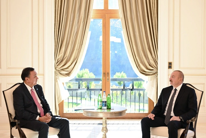 Prezident Qəbələdə Türk Dövlətləri Təşkilatının Baş katibini qəbul edib — FOTOLAR Prezident Qəbələdə Türk Dövlətləri Təşkilatının Baş katibini qəbul edib — FOTOLAR