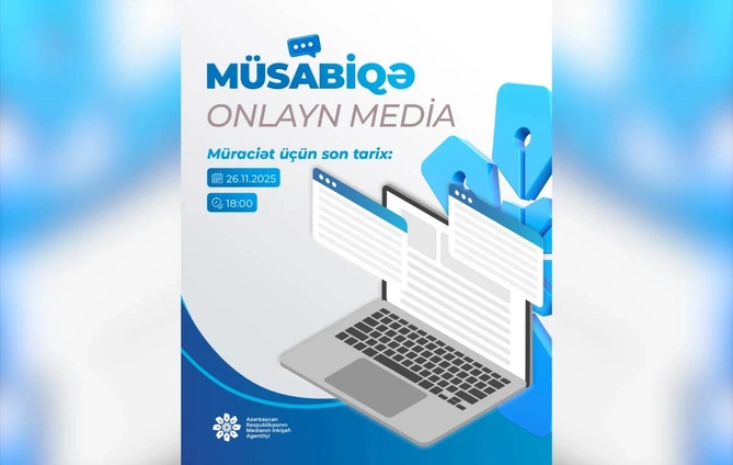 MEDİA onlayn və çap media subyektlərinə dəstək üçün müsabiqə elan etdi MEDİA onlayn və çap media subyektlərinə dəstək üçün müsabiqə elan etdi