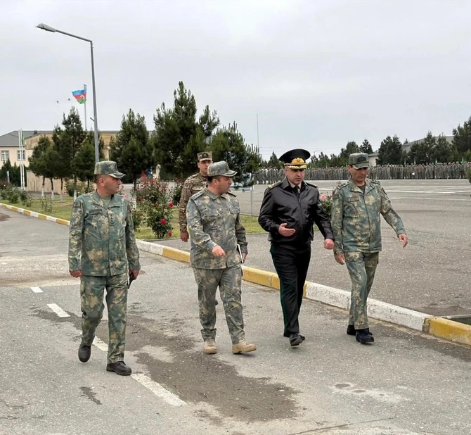 Hərbi prokuror Müdafiə Nazirliyində tədbir keçirib — FOTOLAR