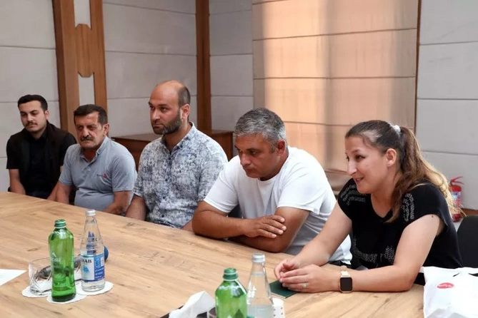 Azəriqazın baş direktoru Cəbrayılda vətəndaşların müraciətlərini dinləyib — FOTOLAR