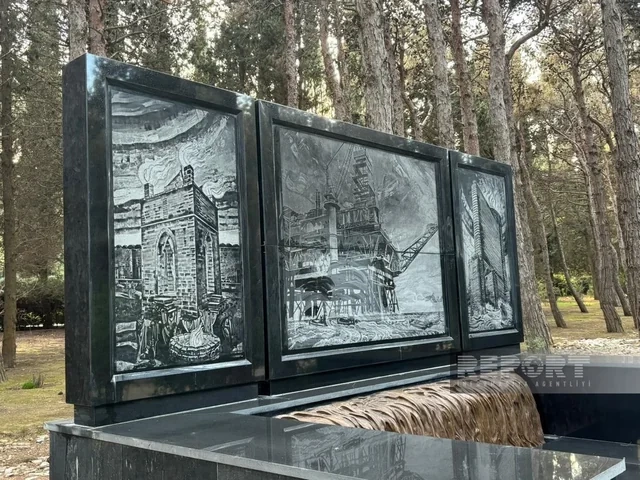 Xalq rəssamı Tahir Salahovun qəbirüstü abidəsi ucaldılıb — FOTOLAR