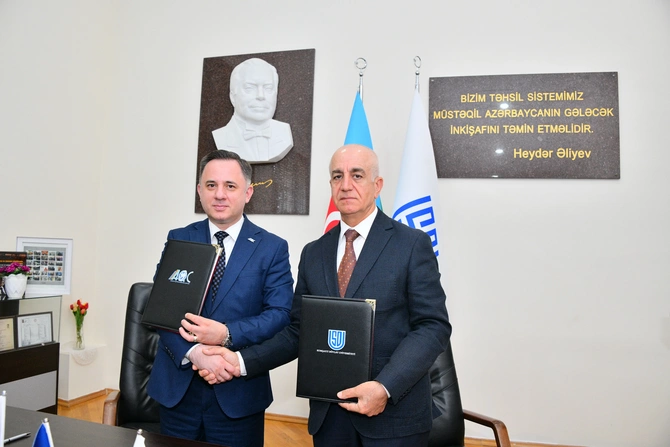 AQC ilə SDU arasında Əməkdaşlıq Memorandumu imzalandı — FOTOLAR AQC ilə SDU arasında Əməkdaşlıq Memorandumu imzalandı — FOTOLAR
