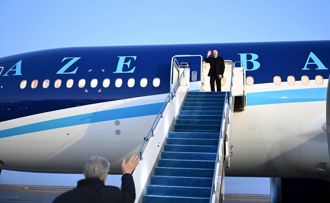 Prezident İlham Əliyevin Qazaxıstana dövlət səfəri başa çatıb — FOTOLAR