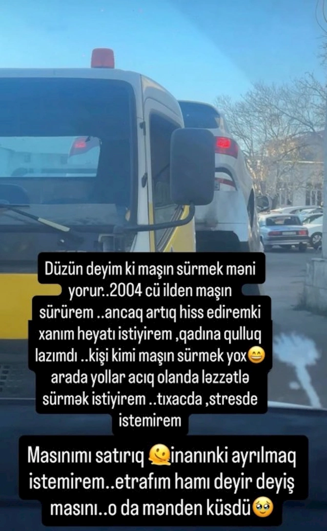 Xanım həyatı istəyirəm, qadına qulluq lazımdır — FOTO