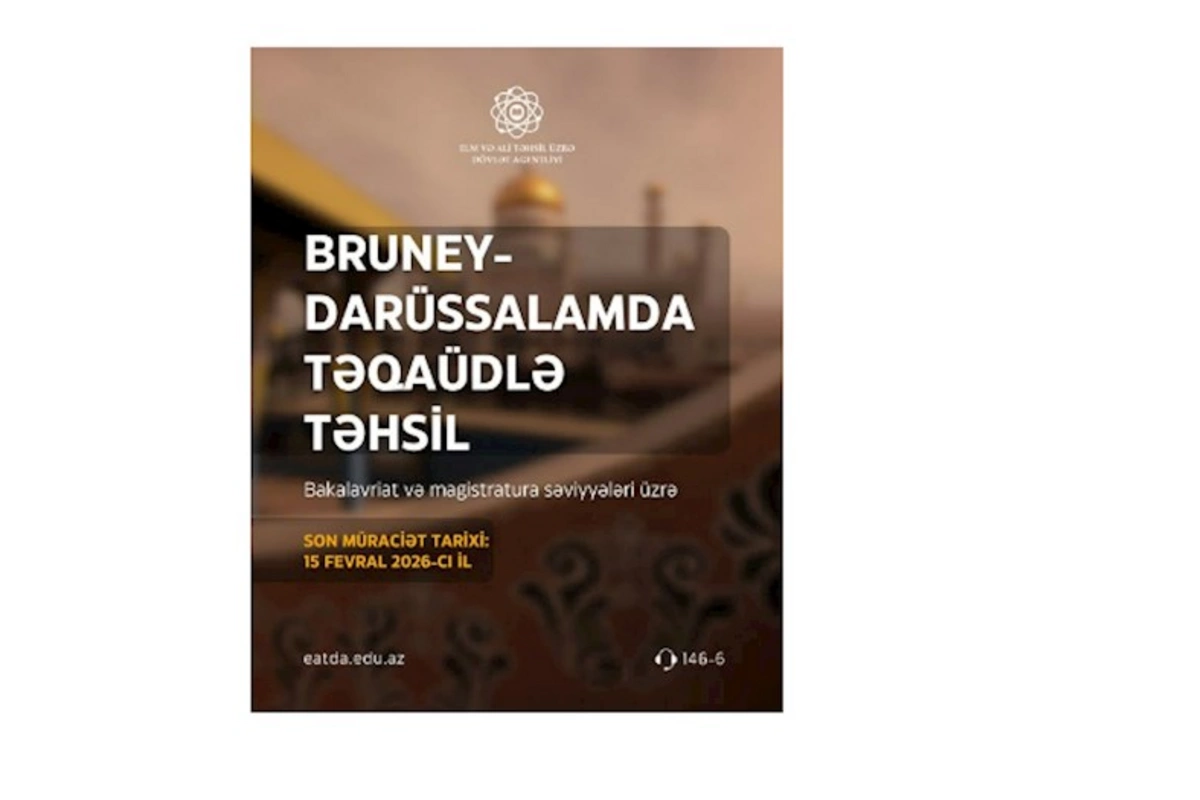 Bruney-Darüssalamda təqaüdlə təhsil
