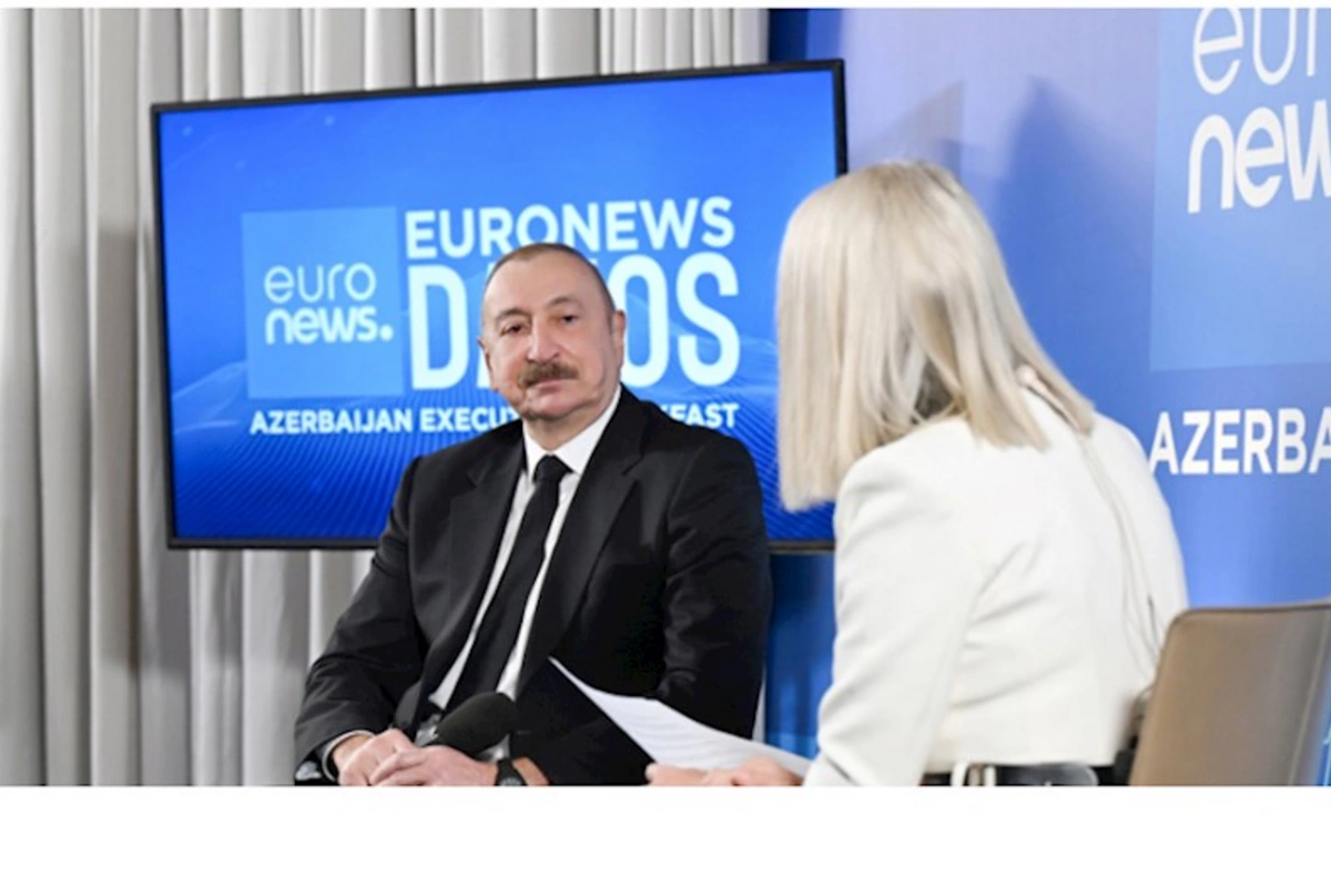 Prezident Euronewsa müsahibə verdi — FOTOLAR (YENİLƏNİB)