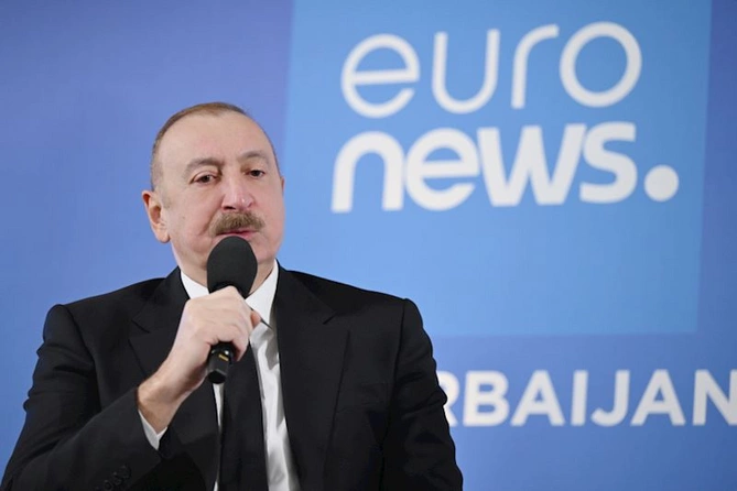 Prezident Euronewsa müsahibə verdi — FOTOLAR (YENİLƏNİB) Prezident Euronewsa müsahibə verdi — FOTOLAR (YENİLƏNİB)