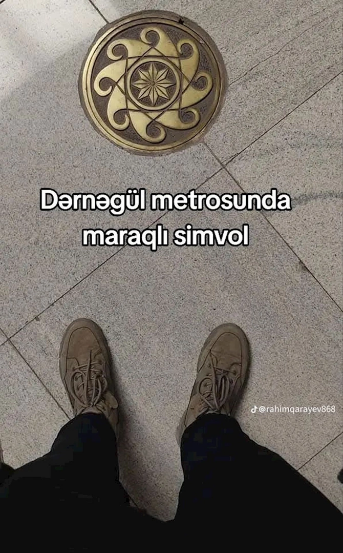 Dərnəgül metrostansiyasında mason simvolu? — AÇIQLAMA