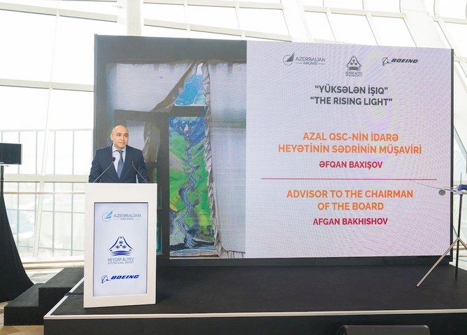 REZA-nın “Yüksələn işıq” fotosərgisi Heydər Əliyev Beynəlxalq Aeroportunda təqdim olunub — FOTOLAR