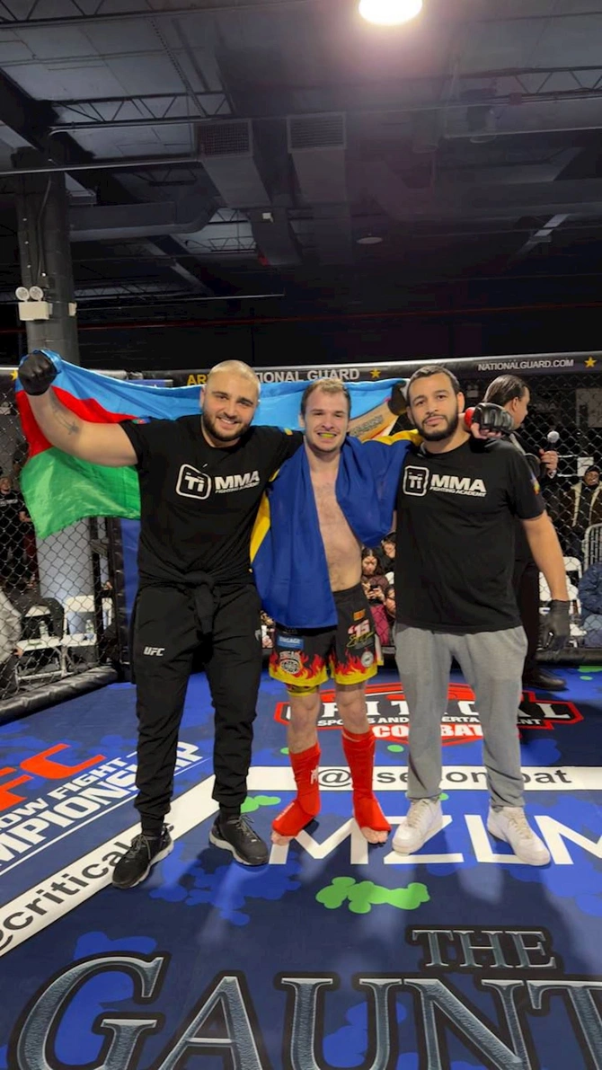 ABŞ-da azərbaycanlılar arasında ilk MMA döyüş turnirinə start verildi — FOTOLAR