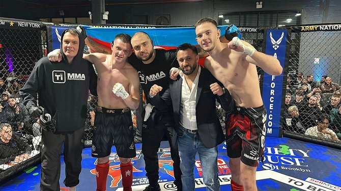 ABŞ-da azərbaycanlılar arasında ilk MMA döyüş turnirinə start verildi — FOTOLAR