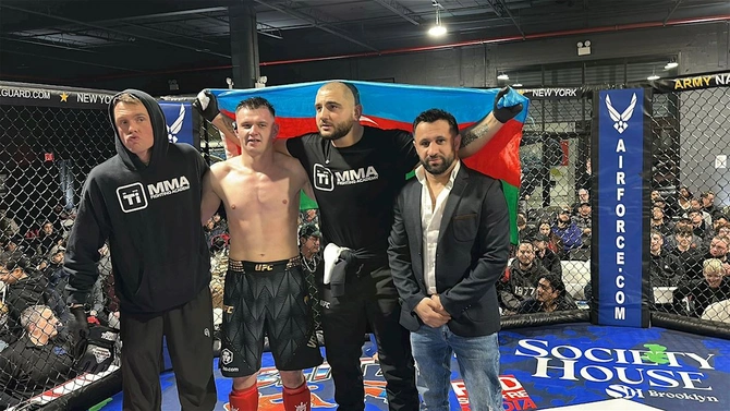 ABŞ-da azərbaycanlılar arasında ilk MMA döyüş turnirinə start verildi — FOTOLAR