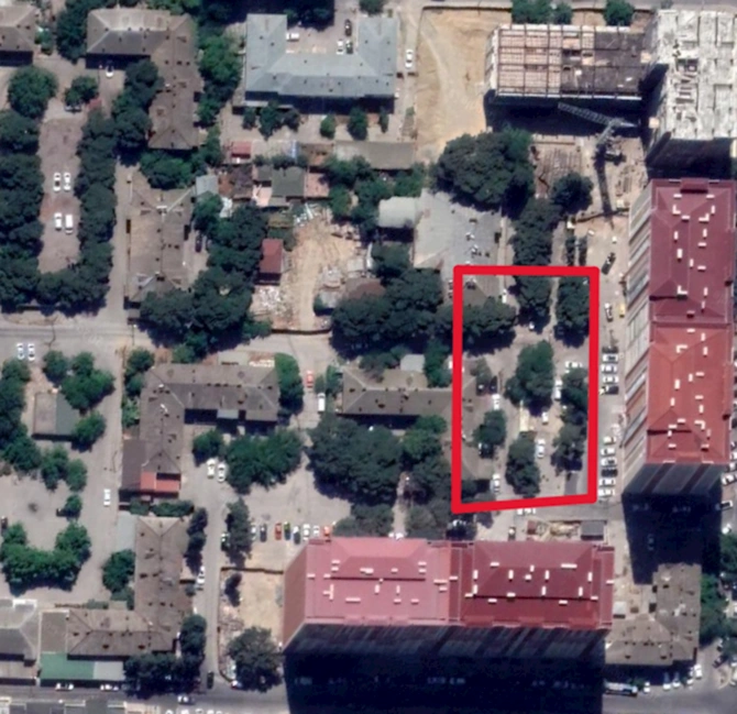 Orbita MTK ağacları kəsərək tikinti işləri aparıb — FOTOLAR