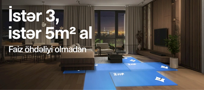 İstədiyin zaman ödə, aylıq məcburiyyət və faiz olmadan mənzil al — “Kristal”dan yeni şərtlər İstədiyin zaman ödə, aylıq məcburiyyət və faiz olmadan mənzil al — “Kristal”dan yeni şərtlər