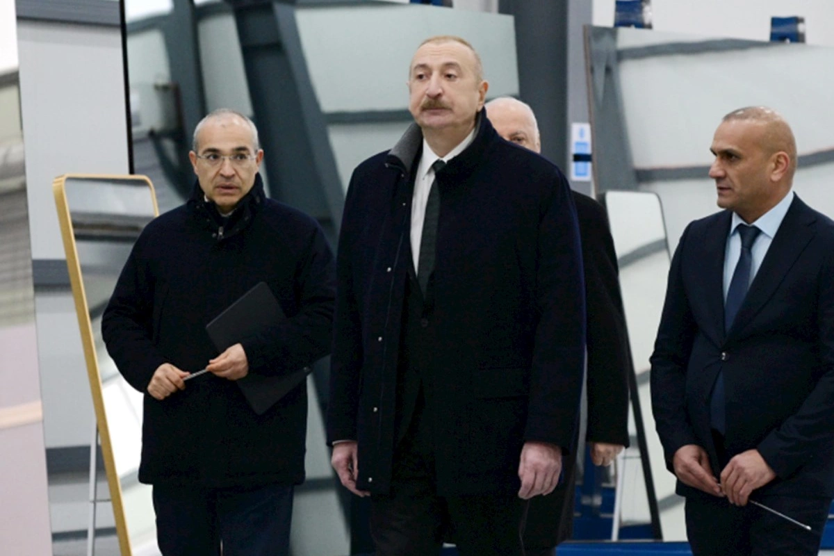 Prezident Sumqayıtda açılışda iştirak etdi — FOTOLAR