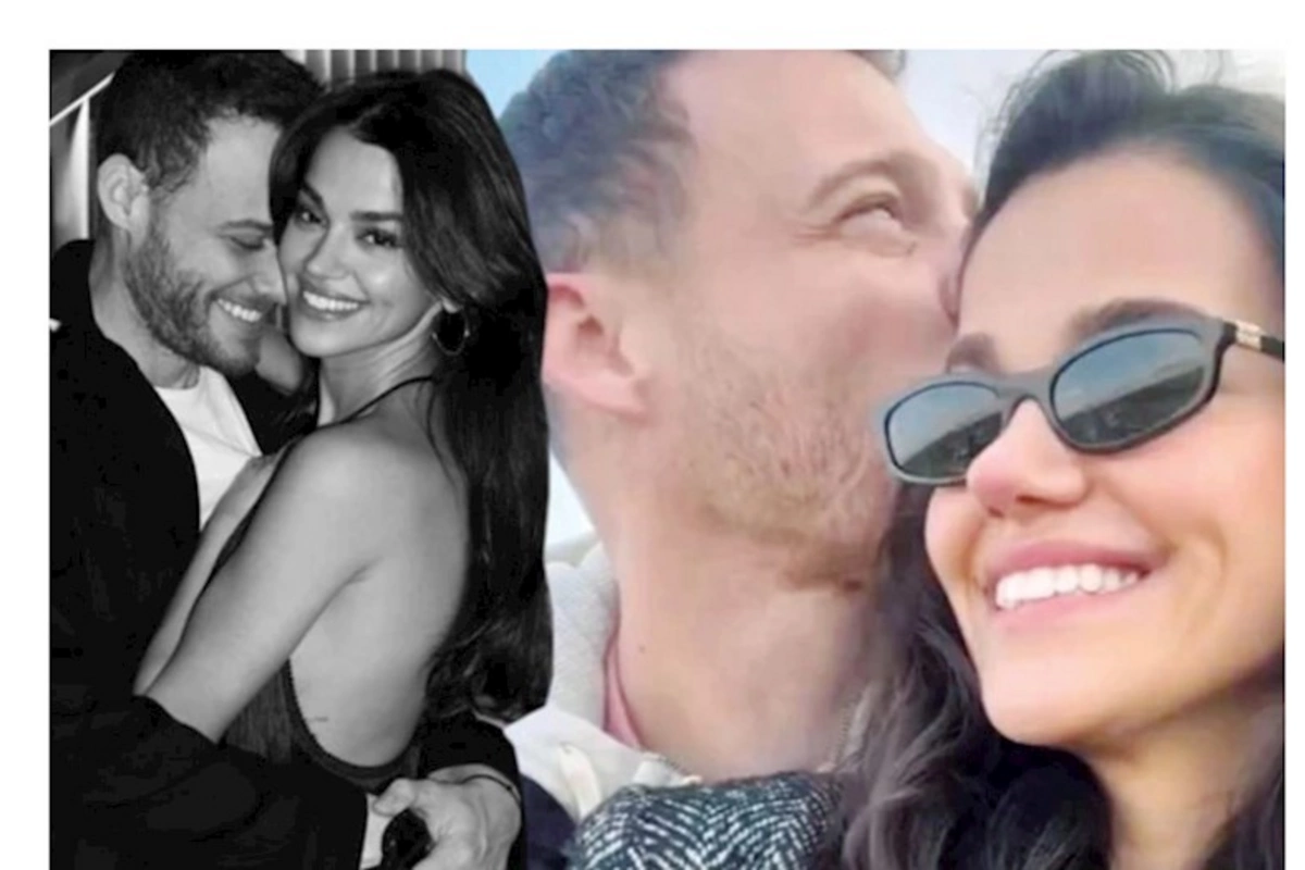 39 yaşlı Kerem Bürsin yeni sevgilisi ilə — FOTO
