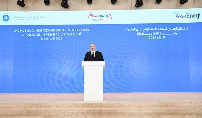 Bakıda Xızı-Abşeron Külək Elektrik Stansiyasının rəsmi açılışı keçirilib — YENİLƏNİB (FOTOLAR)