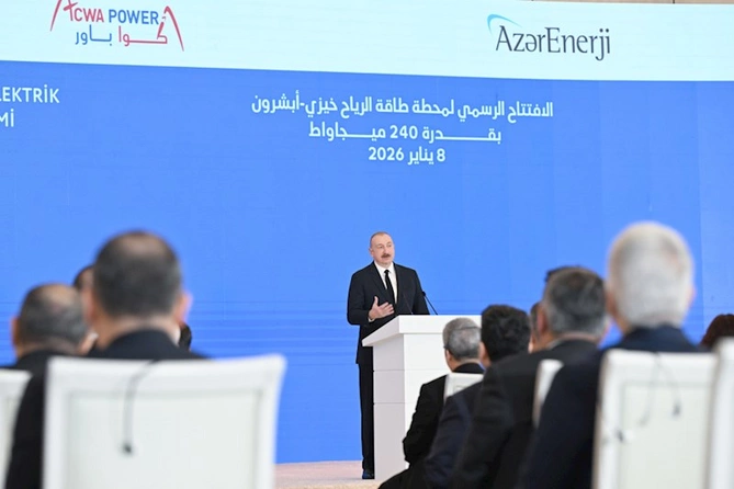 Bakıda Xızı-Abşeron Külək Elektrik Stansiyasının rəsmi açılışı keçirilib — YENİLƏNİB (FOTOLAR)