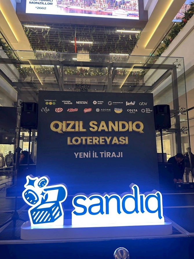 Qızıl Sandıq” Yeni İl Tirajı keçirildi — FOTOLAR
