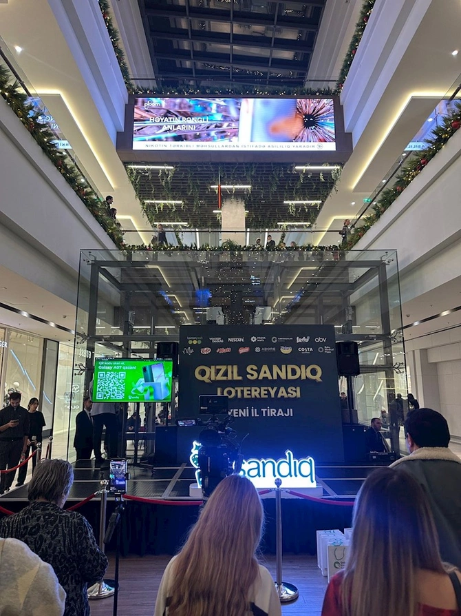 Qızıl Sandıq” Yeni İl Tirajı keçirildi — FOTOLAR