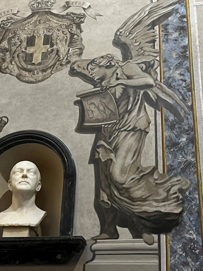 Roma bazilikasında mələklə Meloni arasında heyrətamiz oxşarlıq — FOTOLAR