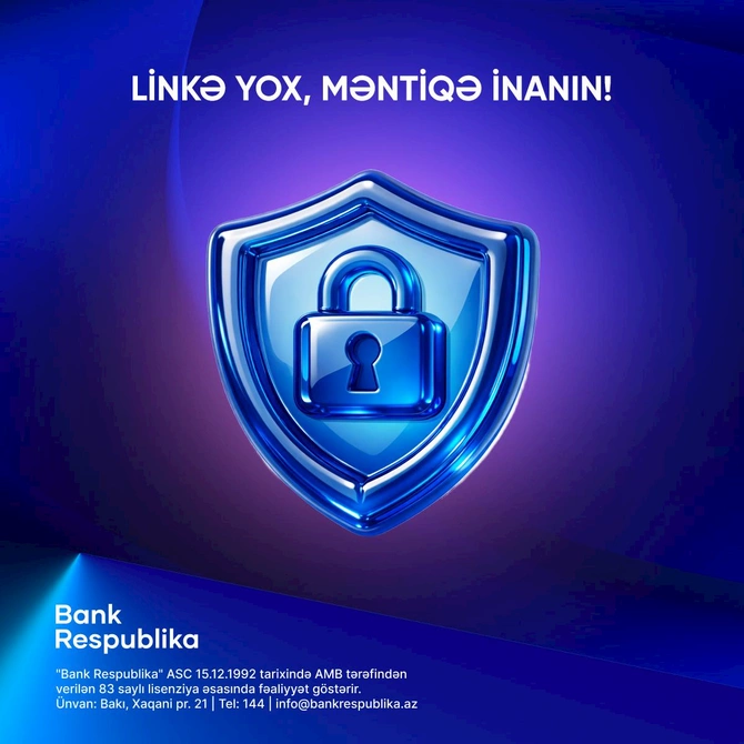 “Bank Respublika”dan Beynəlxalq Təhlükəsiz İnternet Günündə müştərilərə tövsiyələr — FOTOLAR “Bank Respublika”dan Beynəlxalq Təhlükəsiz İnternet Günündə müştərilərə tövsiyələr — FOTOLAR