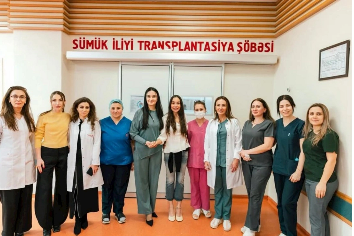 Alyona Əliyeva Talassemiya Mərkəzindən paylaşım edib — FOTOLAR