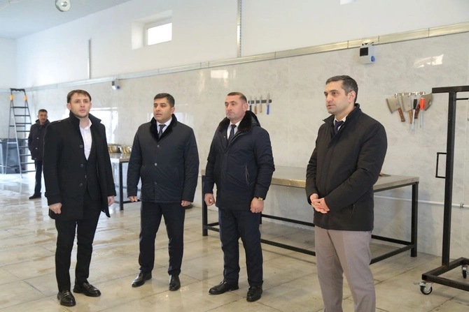 Hacıqabulda müasir ət kəsim məntəqəsinin açılışı oldu — FOTOLAR
