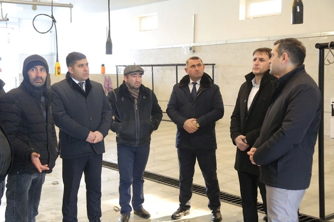 Hacıqabulda müasir ət kəsim məntəqəsinin açılışı oldu — FOTOLAR