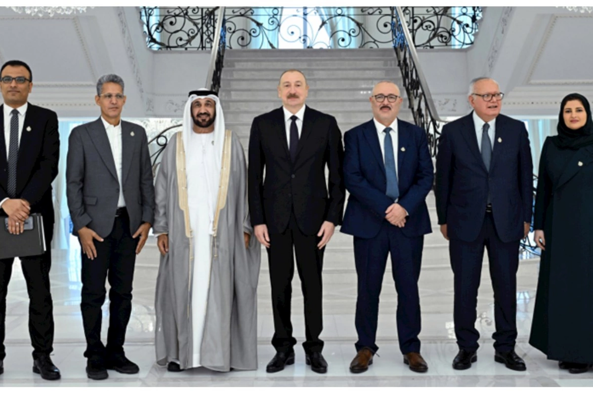 Prezident Ərəb Parlamentinin prezidentini qəbul etdi — FOTOLAR