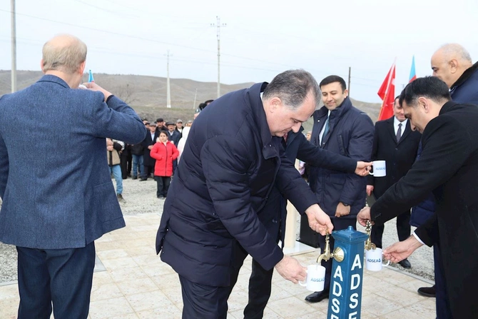 ADSEA daha bir kəndi içməli su ilə təmin etdi — FOTOLAR