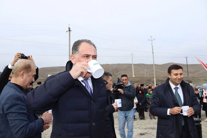 ADSEA daha bir kəndi içməli su ilə təmin etdi — FOTOLAR