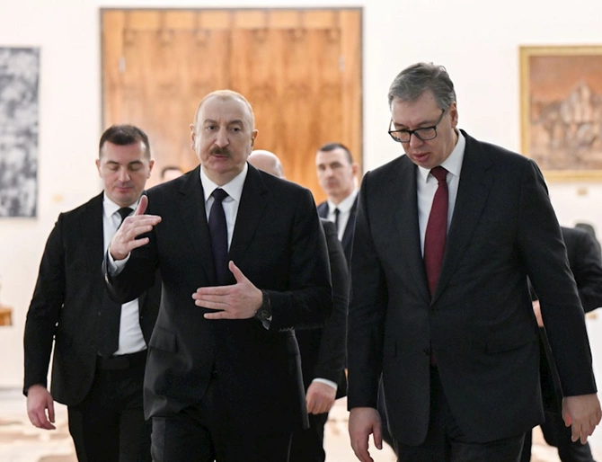 Azərbaycan və Serbiya arasında Strateji Tərəfdaşlıq Şurasının 1-ci iclası keçirilir — FOTOLAR Azərbaycan və Serbiya arasında Strateji Tərəfdaşlıq Şurasının 1-ci iclası keçirilir — FOTOLAR