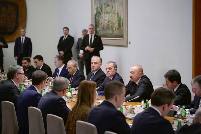 Azərbaycan və Serbiya arasında Strateji Tərəfdaşlıq Şurasının 1-ci iclası keçirilir — FOTOLAR Azərbaycan və Serbiya arasında Strateji Tərəfdaşlıq Şurasının 1-ci iclası keçirilir — FOTOLAR