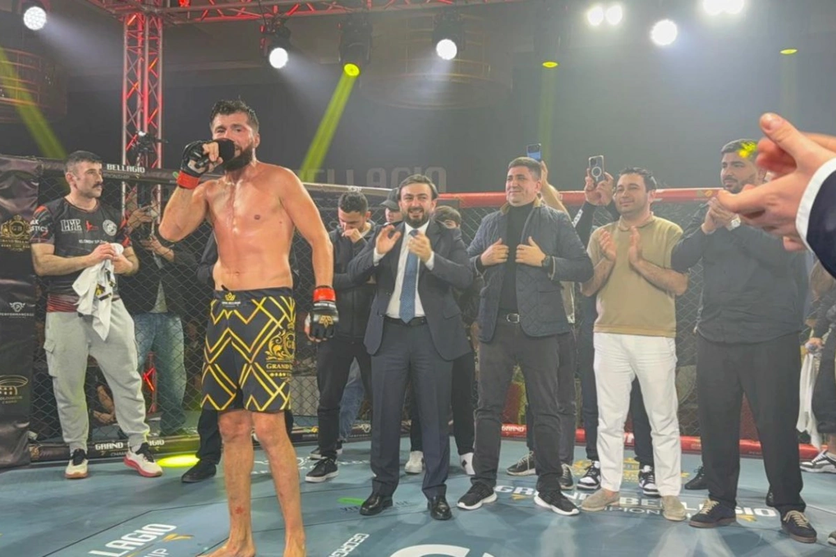 Alim Nəbiyev Batumidə beynəlxalq turnirdə MMA üzrə ardıcıl üçüncü qələbəsini qazandı — FOTOLAR