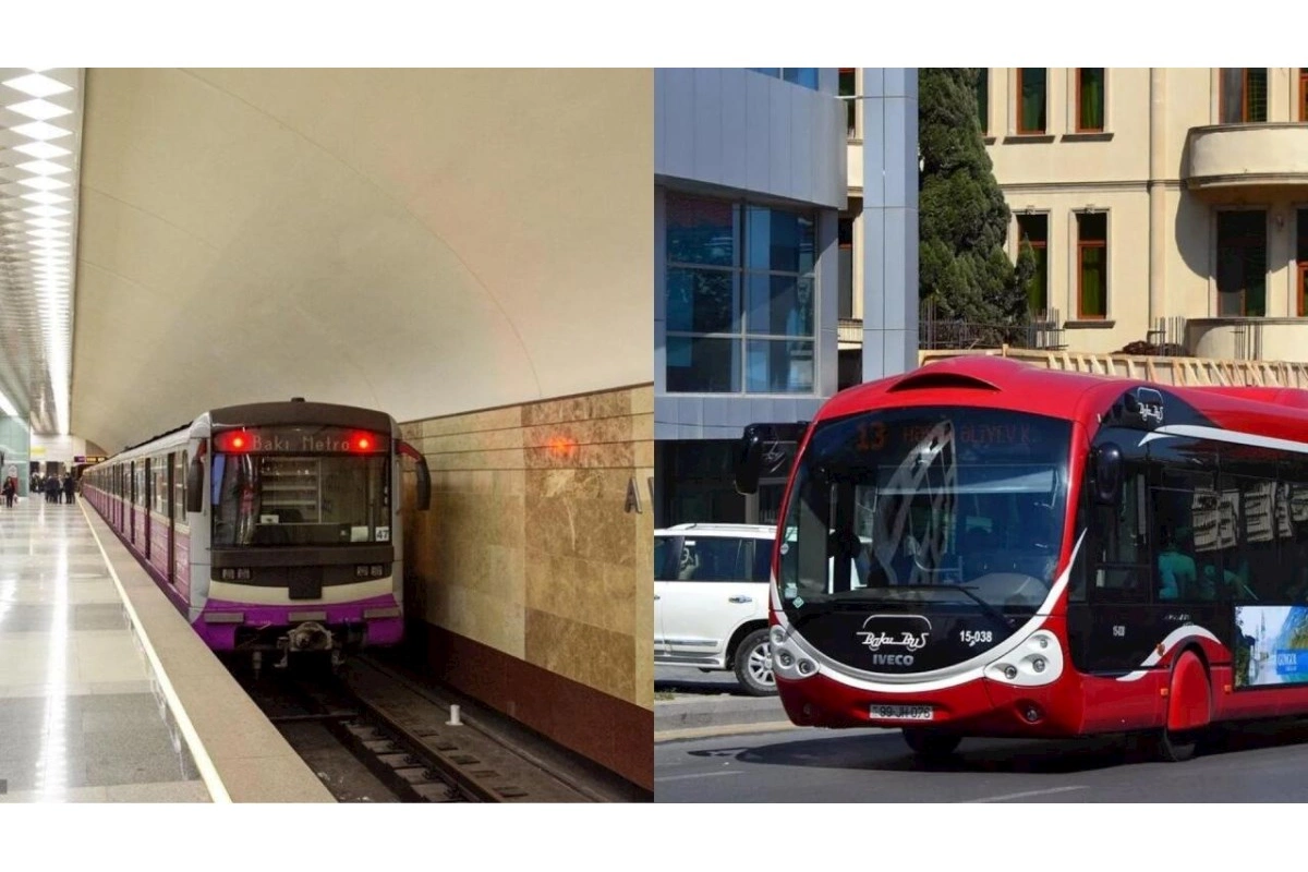 Sabahdan metro və avtobuslarda sıxlıq olacaq