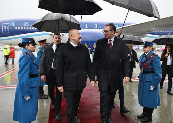 İlham Əliyev Serbiyada səfərdədir — FOTOLAR İlham Əliyev Serbiyada səfərdədir — FOTOLAR