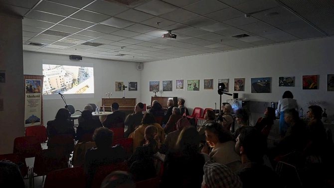 Tel-Əvivdə və Qüdsdə Azərbaycan-İsrail kinematoqrafçılarını birgə filmi təqdim olundu — FOTOLAR