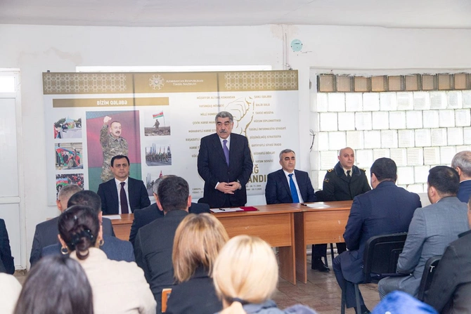Rüstəm Xəlilov Marışlı kəndində səyyar görüş keçirdi — FOTOLAR