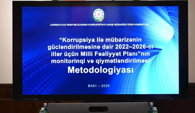 Azərbaycan Respublikasının Korrupsiyaya qarşı mübarizə üzrə Komissiyasının iclası keçirilib — FOTOLAR