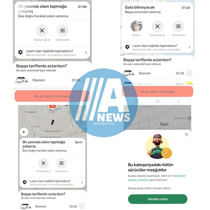 Sərnişinlər yolda qalıb: AYNA-nın yaratdığı problem böyüyür Sərnişinlər yolda qalıb: AYNA-nın yaratdığı problem böyüyür