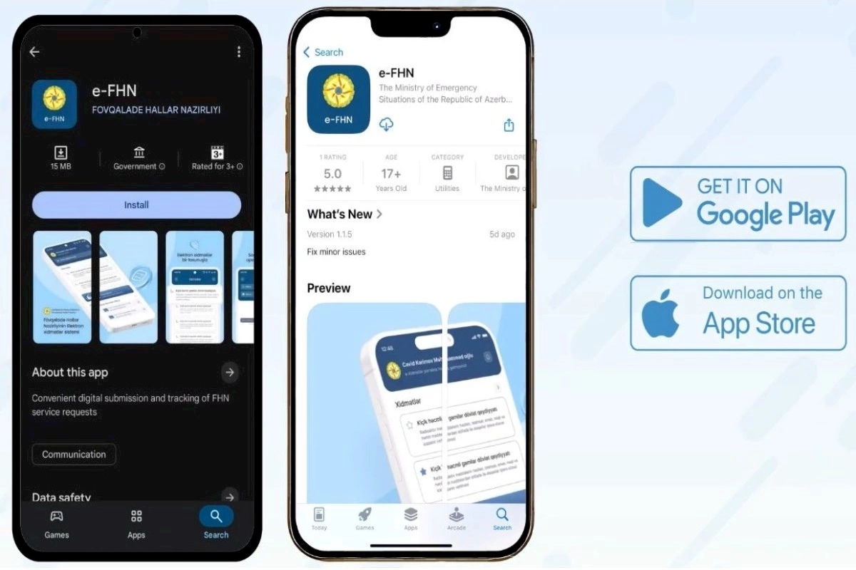 “e-FHN” mobil tətbiqi istifadəyə verilib — VİDEO
