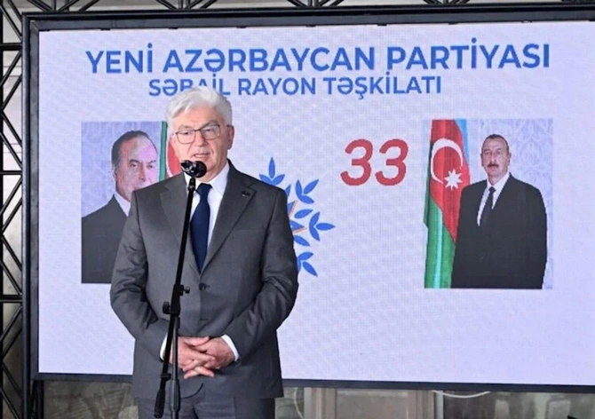 YAP Səbai rayon təşkilatının 33 illiyi qeyd olunub — FOTOLAR