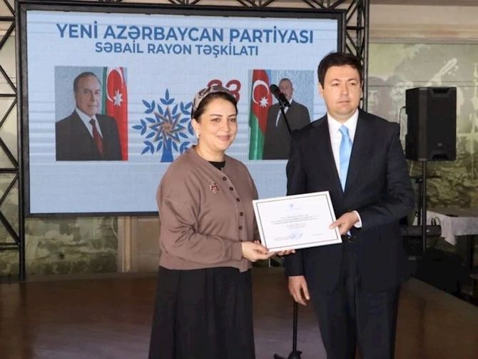 YAP Səbai rayon təşkilatının 33 illiyi qeyd olunub — FOTOLAR